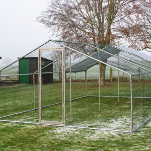 Alphapet® 4M Series 4m x 6m (32mm) Heavy Duty Walk In Galvanised Steel Chicken Run Coop - Image 8