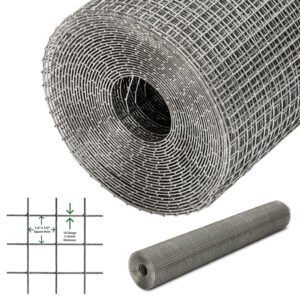 16 Gauge - 10m (100cm Wide) - 1/2" x 1/2" Hole Galvanised Welded Wire Mesh